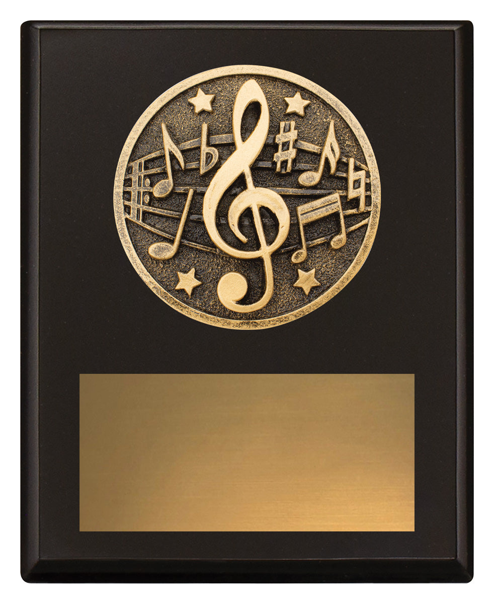 Challenge Plaque - Music - 150mm
