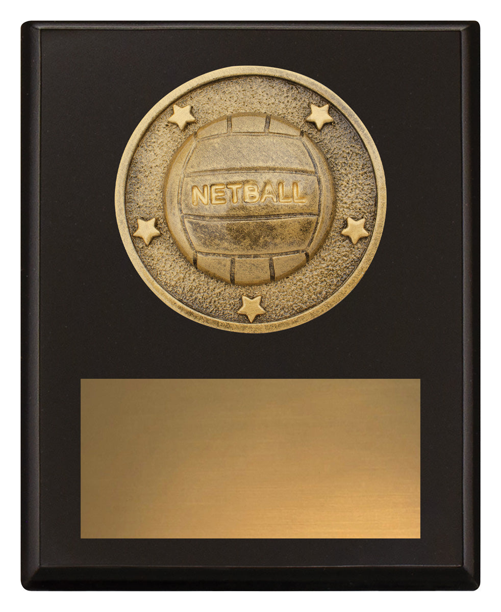 Challenge Plaque - Netball - 150mm