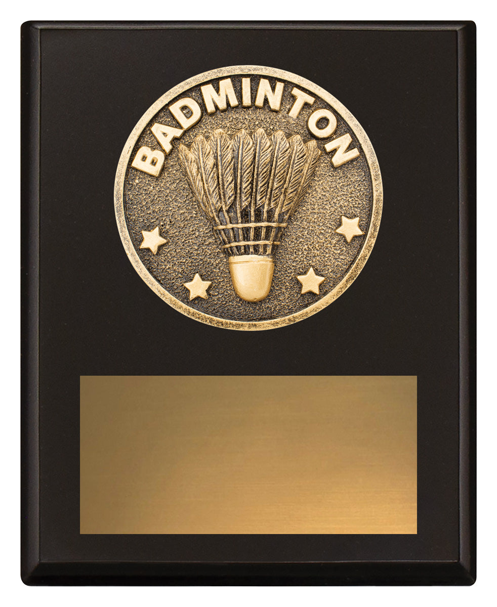 Challenge Plaque - Badminton - 150mm