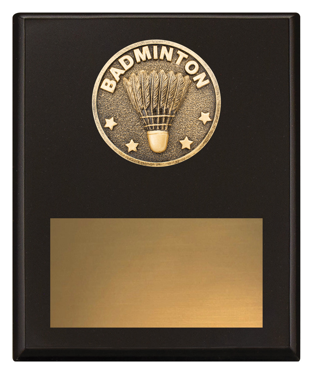 Challenge Plaque - Badminton - 200mm
