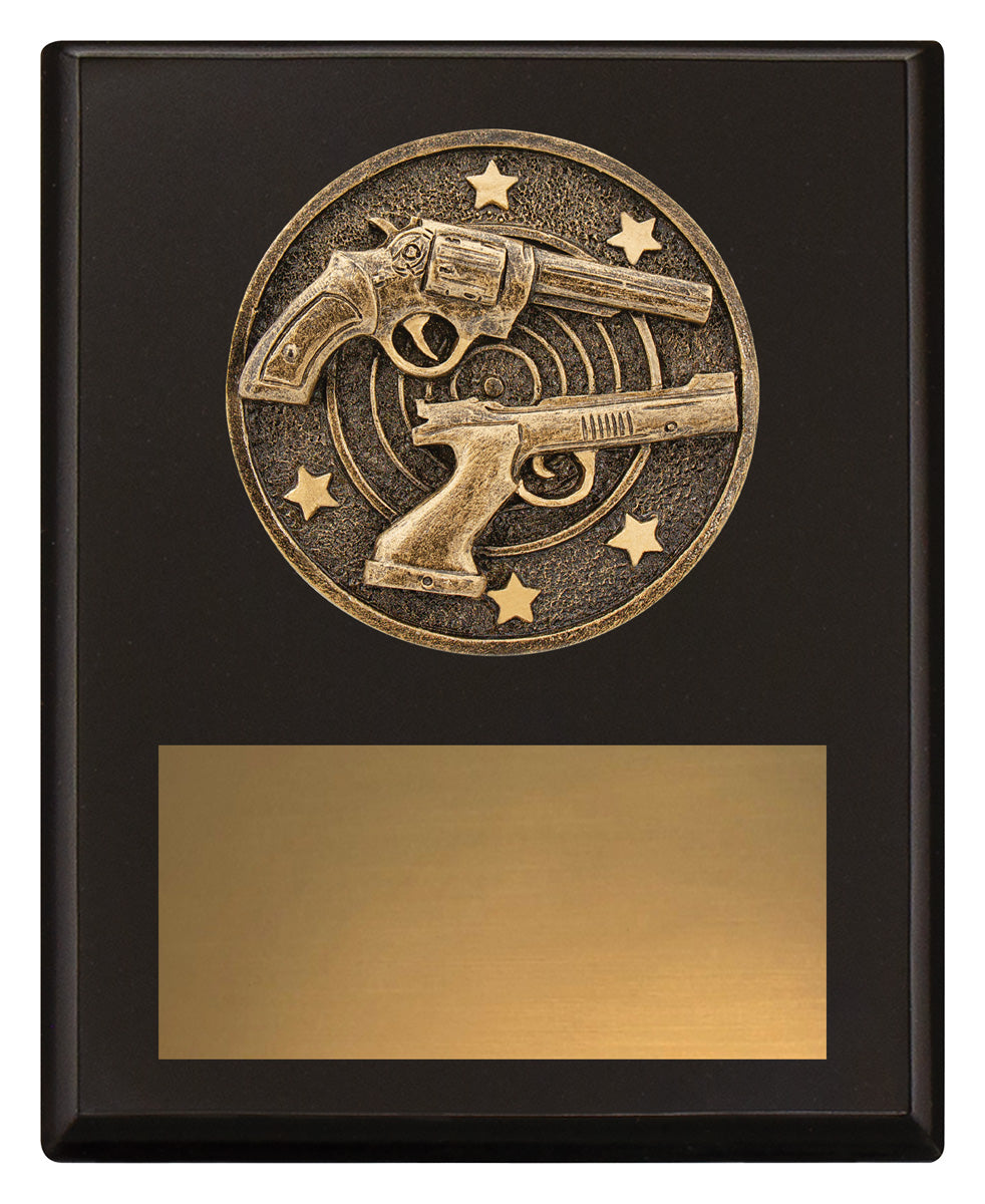 Challenge Plaque - Pistol - 150mm