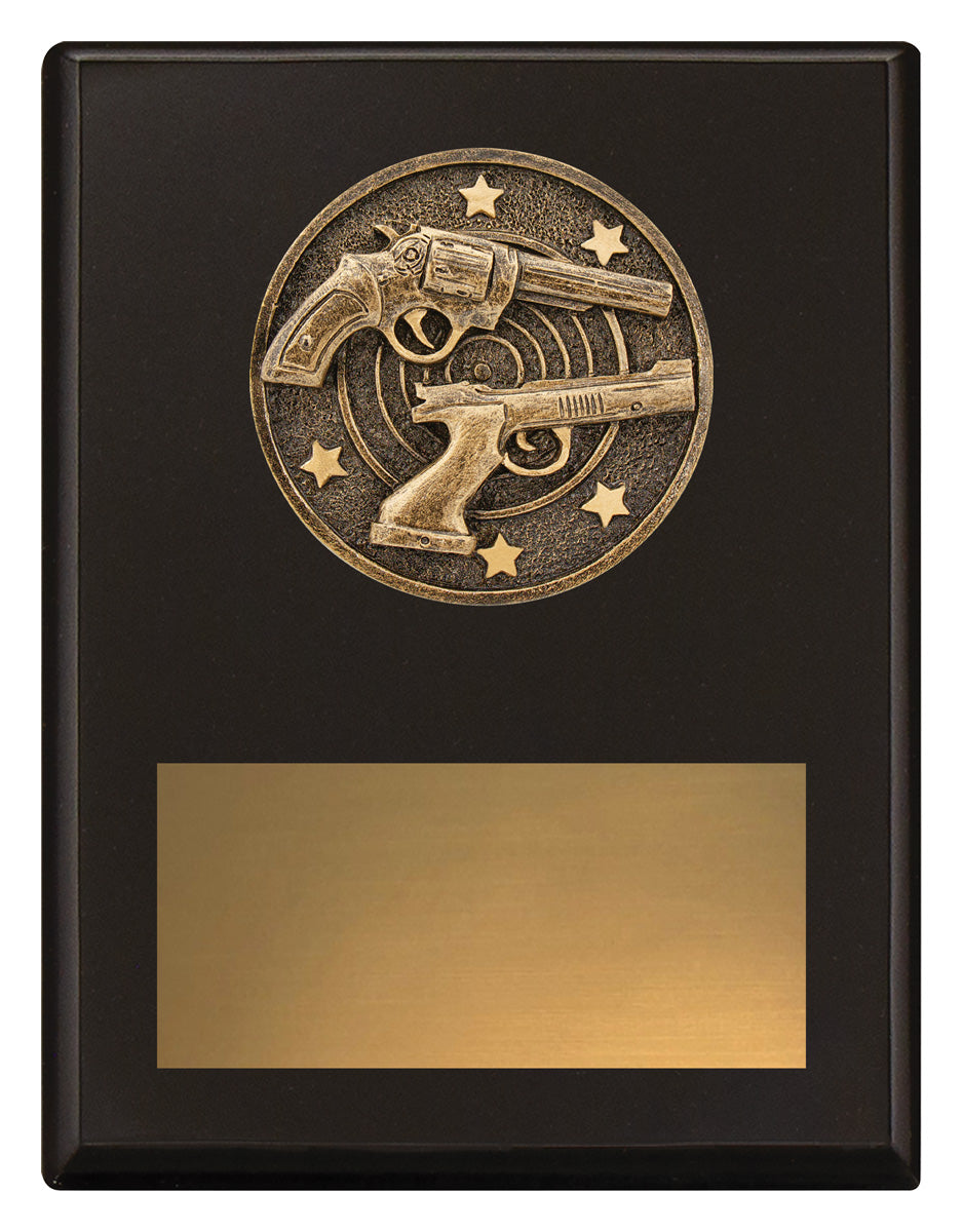 Challenge Plaque - Pistol - 175mm