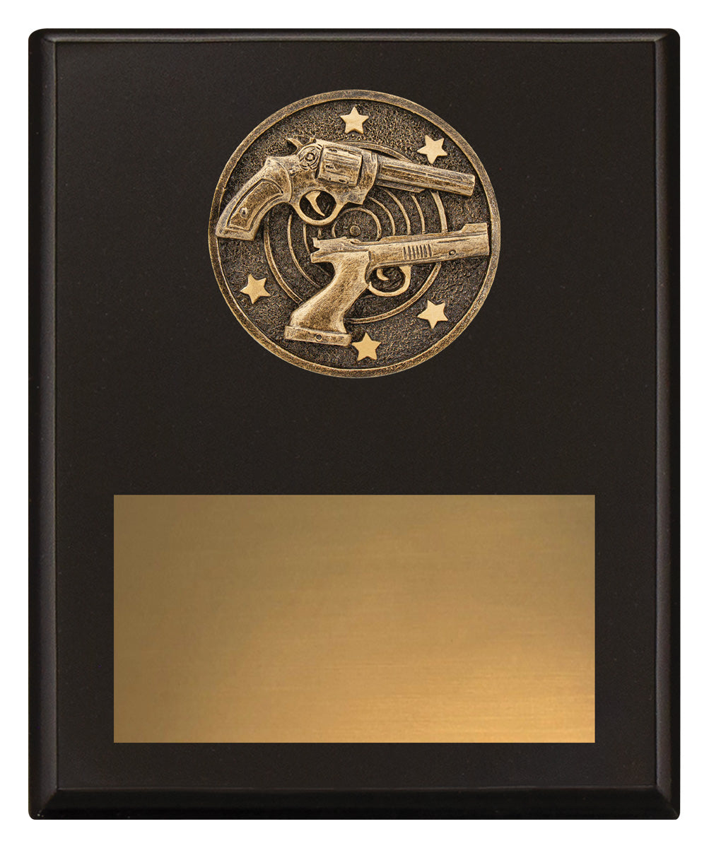 Challenge Plaque - Pistol - 200mm