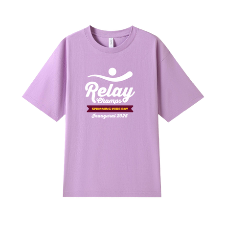 2025 SWB Inaugural Relay Champs Oversize Tee - Lilac