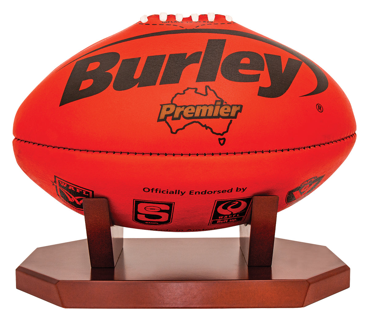 Timber Ball Holder - Aussie Rules - 265mm