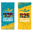 Official Swimming Wide Bay 2025 Long Course Championships DriTech Towel with event logo and quick-dry lightweight technology