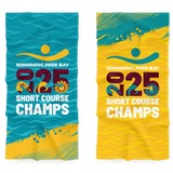 Official Swimming Wide Bay 2025 Long Course Championships DriTech Towel with event logo and quick-dry lightweight technology