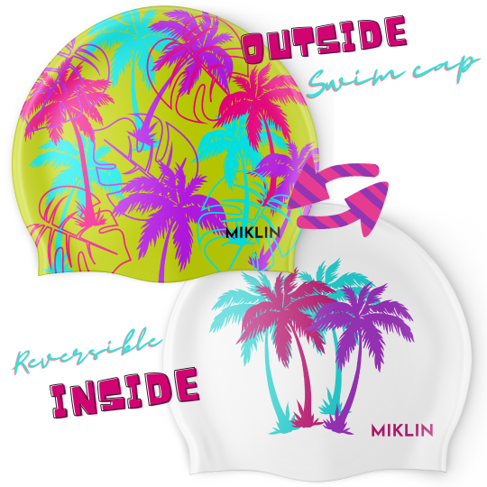 Tropicana Reversible Swim Caps