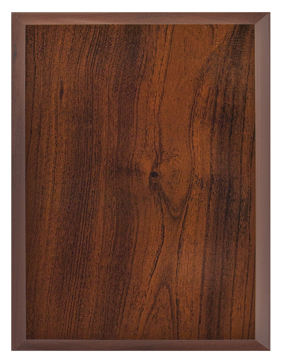 Value Plaque Walnut - 200mm