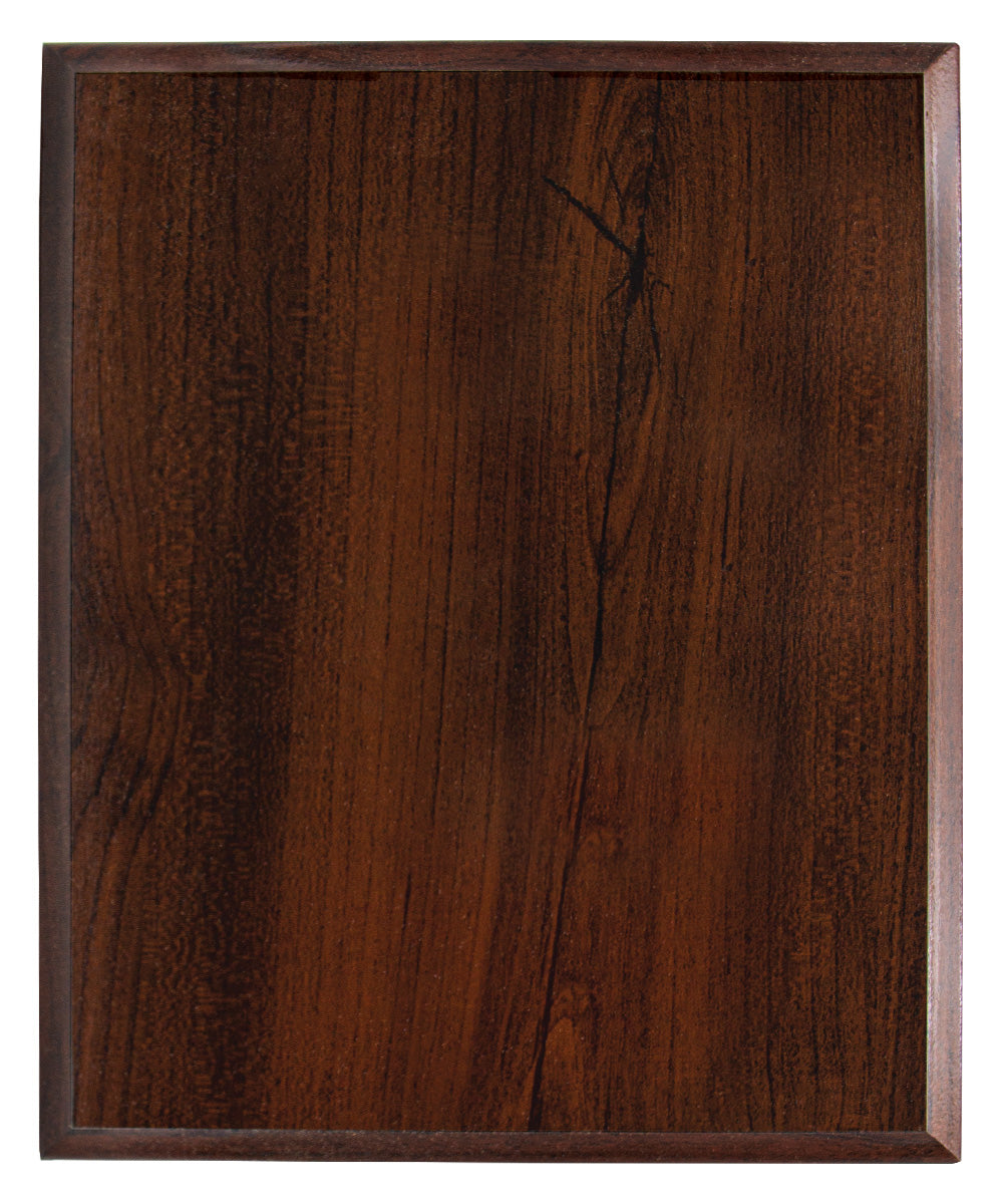 Value Plaque Walnut - 250mm