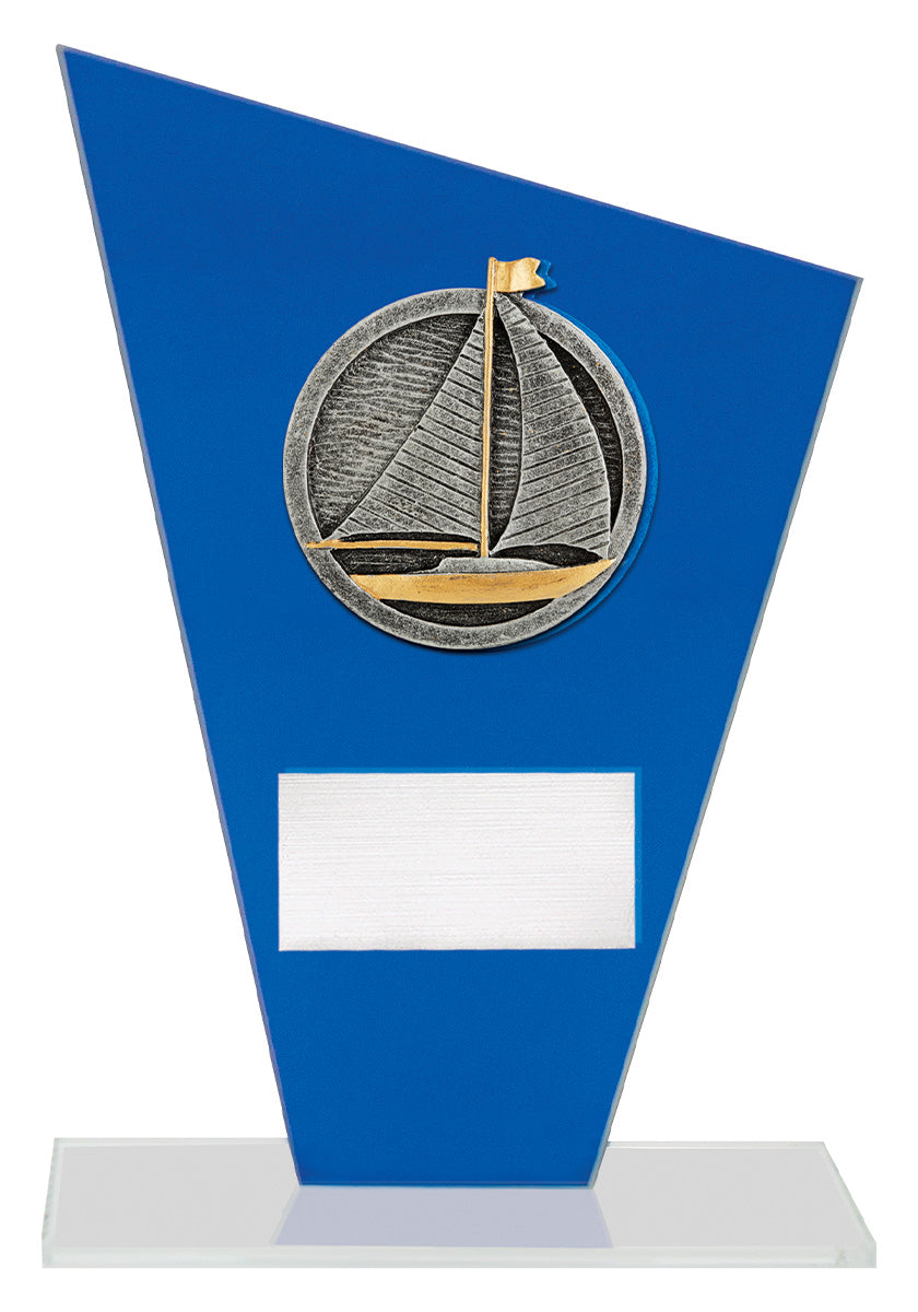 Cobalt Glass - Sailing - 210mm