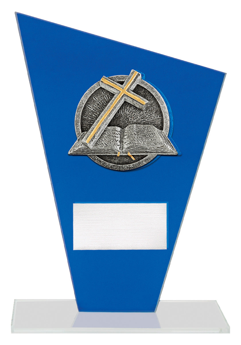 Cobalt Glass - Religion - 190mm