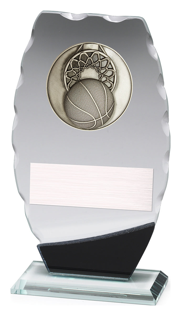 Clipped Oval Glass - Basketball - 170mm