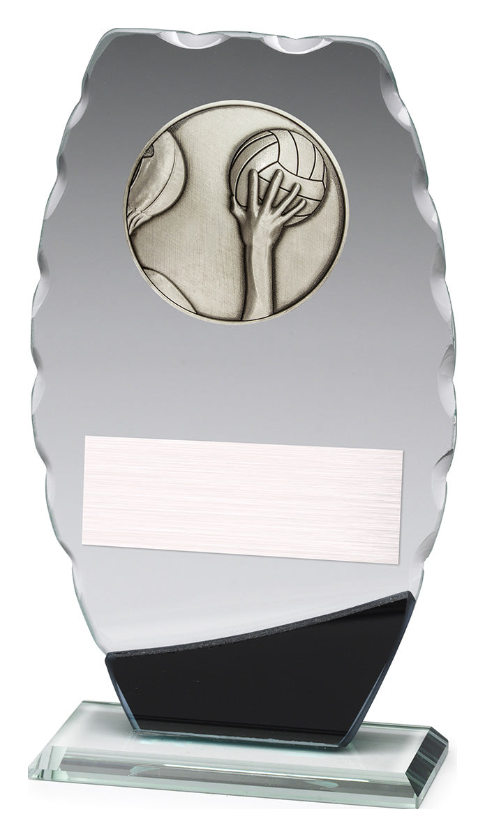 Clipped Oval Glass - Water Polo - 190mm