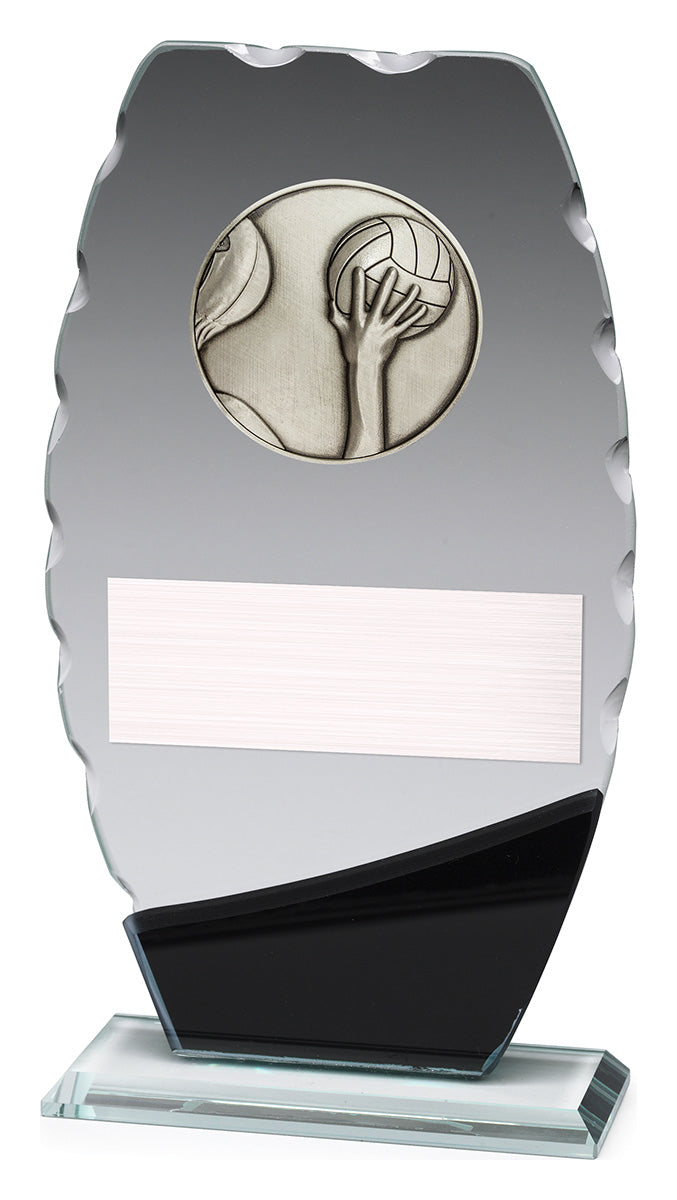 Clipped Oval Glass - Water Polo - 210mm