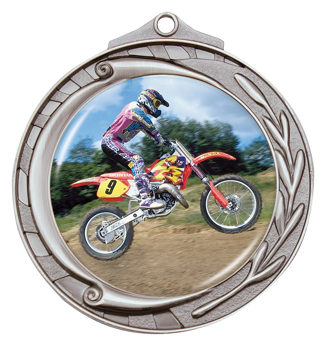 Wreath - Motocross - Silver