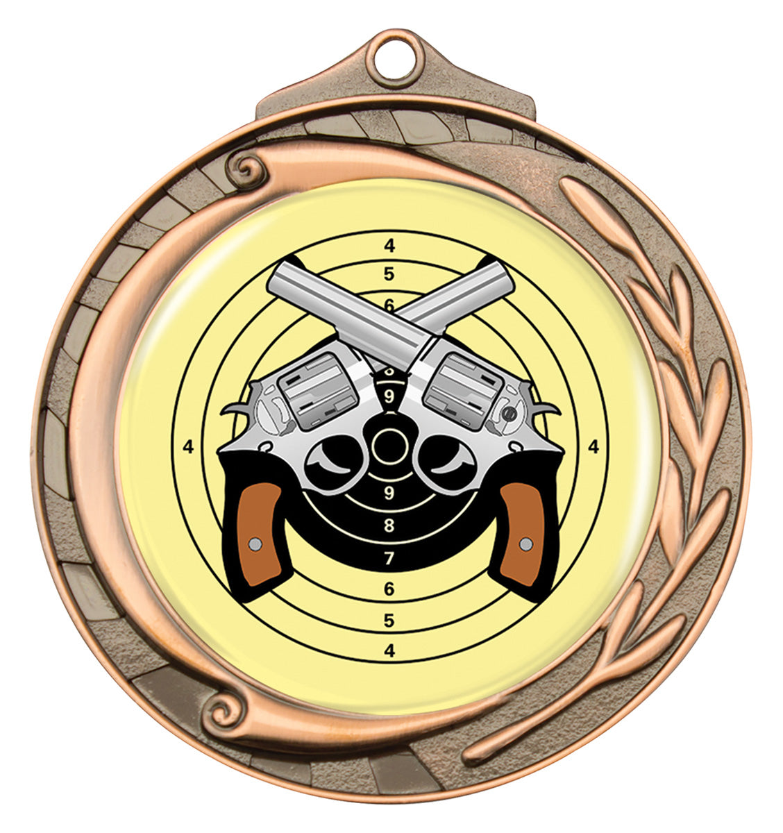 Wreath - Revolvers - Bronze