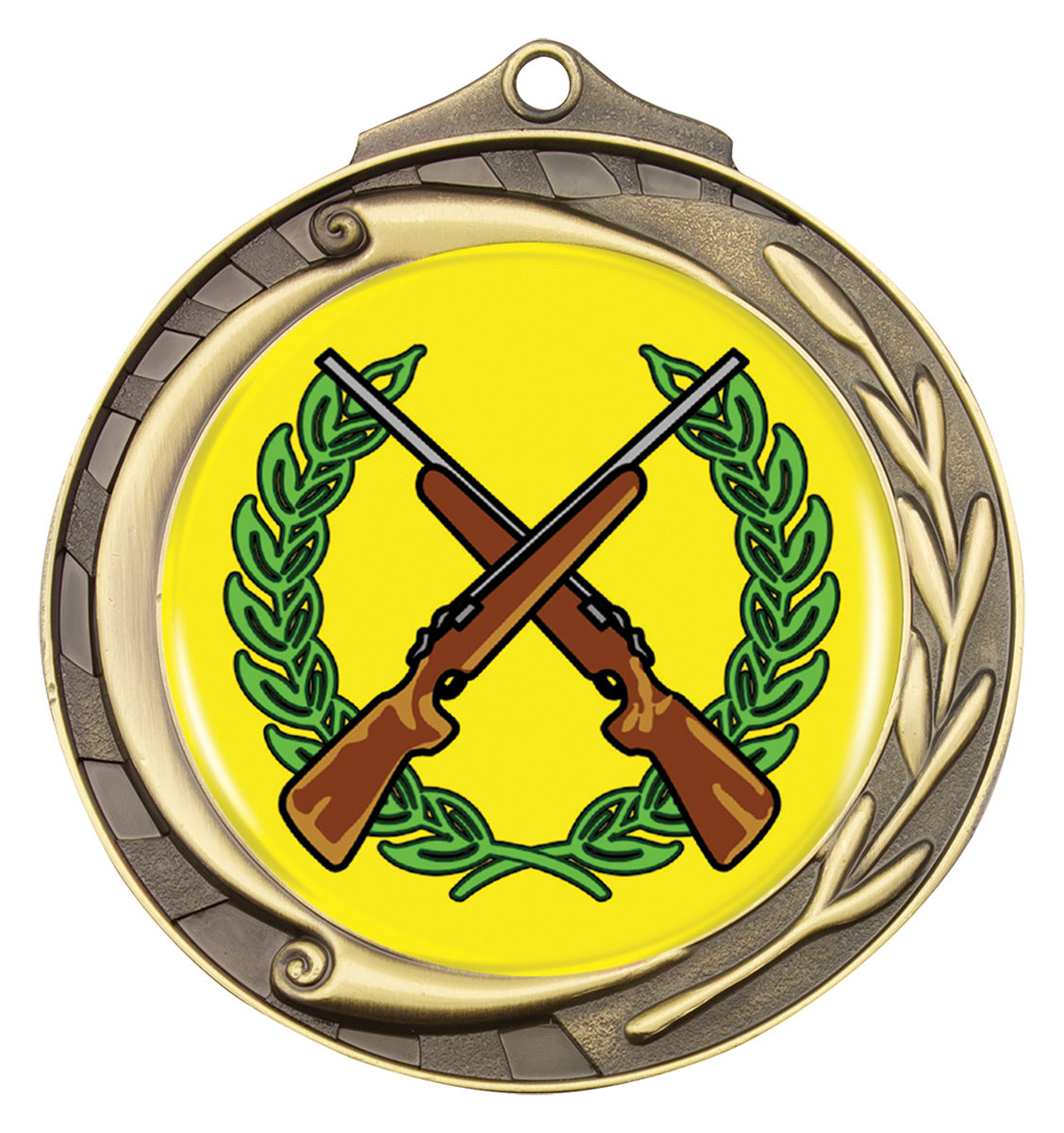Wreath - Rifles - Gold