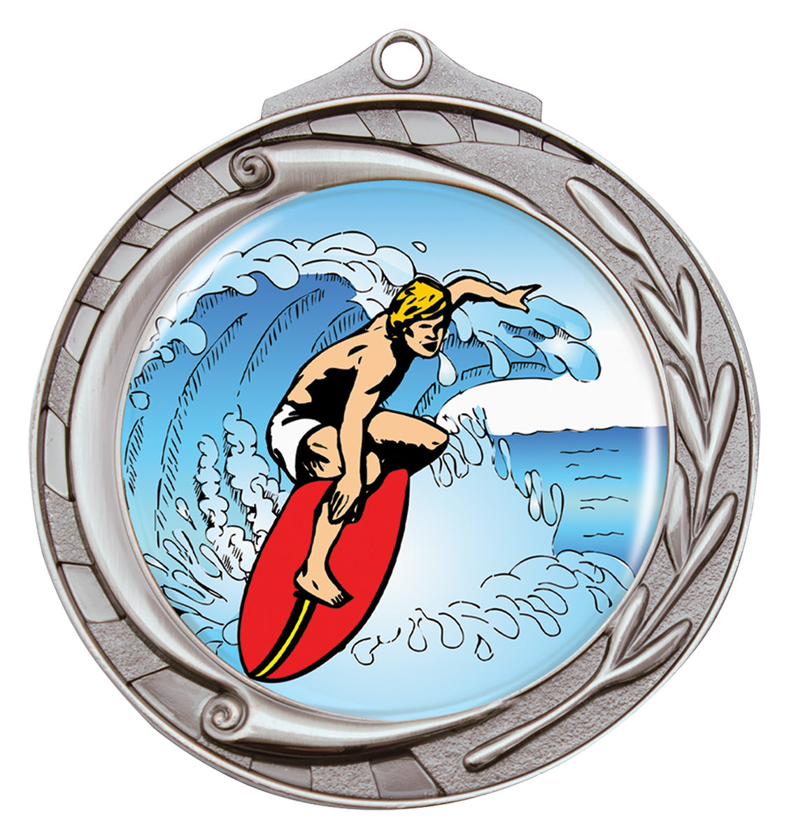 Wreath - Surfing - Silver