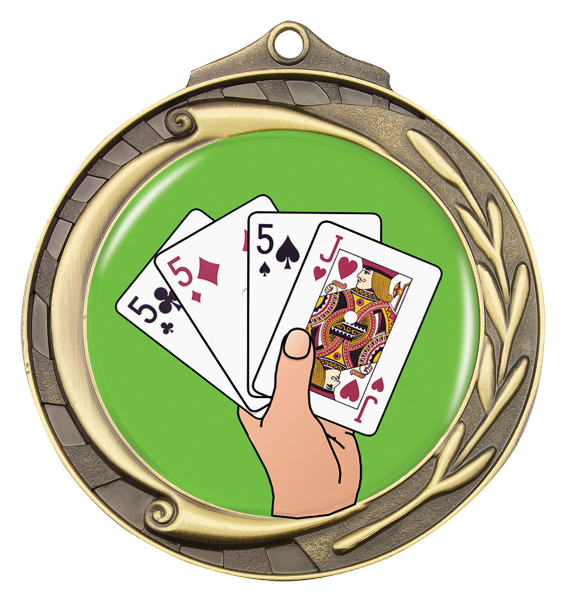 Wreath - Cards - Gold