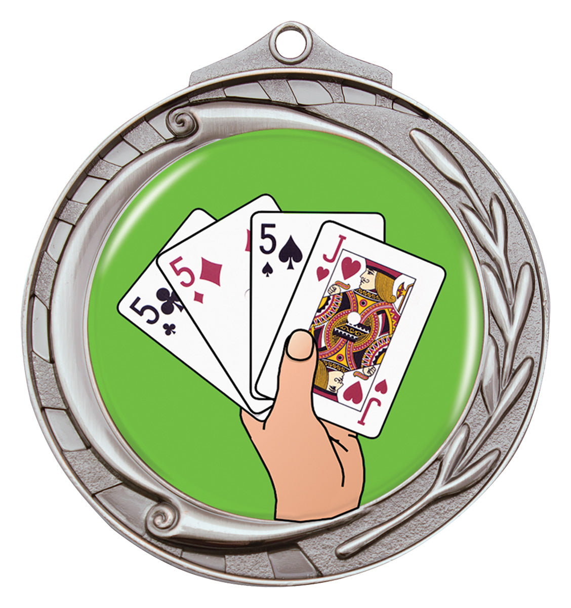 Wreath - Cards - Silver