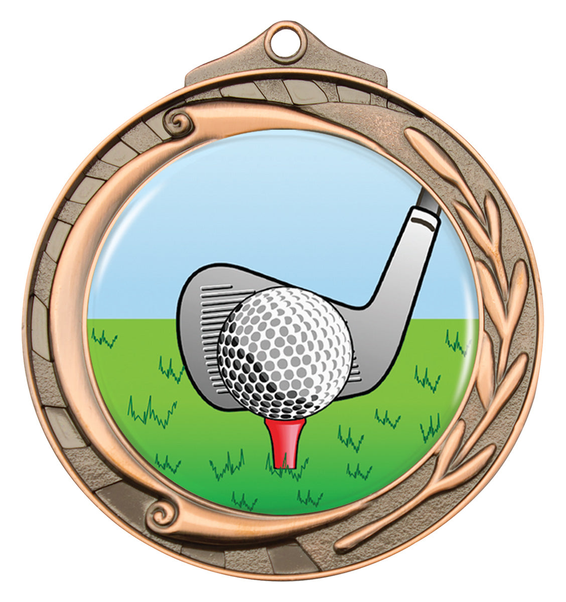 Wreath - Golf - Bronze