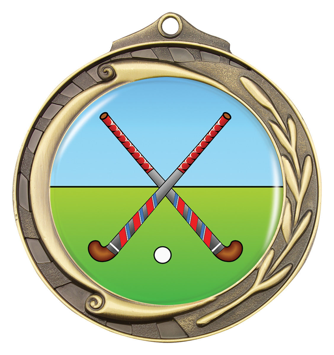 Wreath - Hockey - Gold