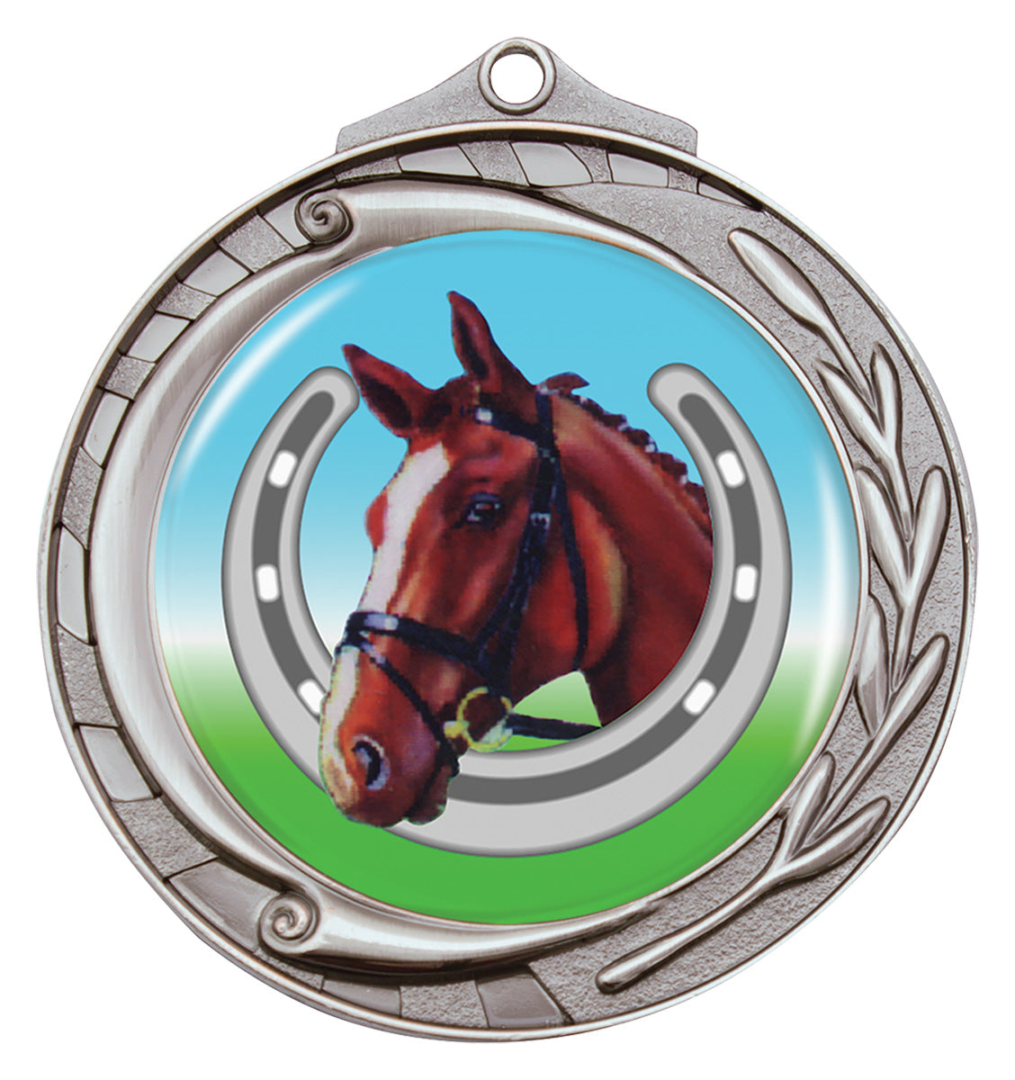 Wreath - Horse - Silver