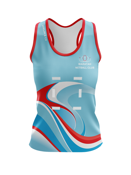Waratah Netball Player's Singlet