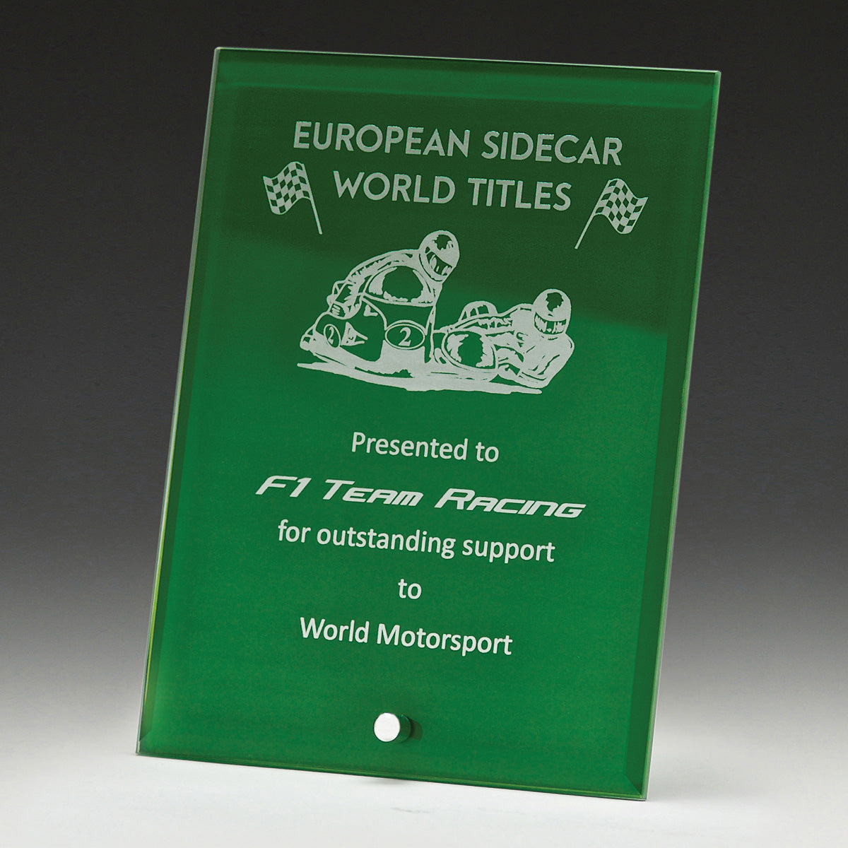 Craft Plaque Green  - 200mm