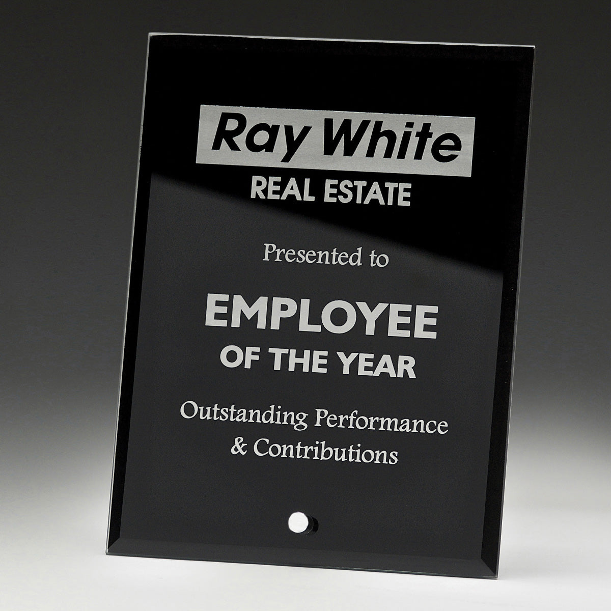 Craft Plaque Black  - 200mm
