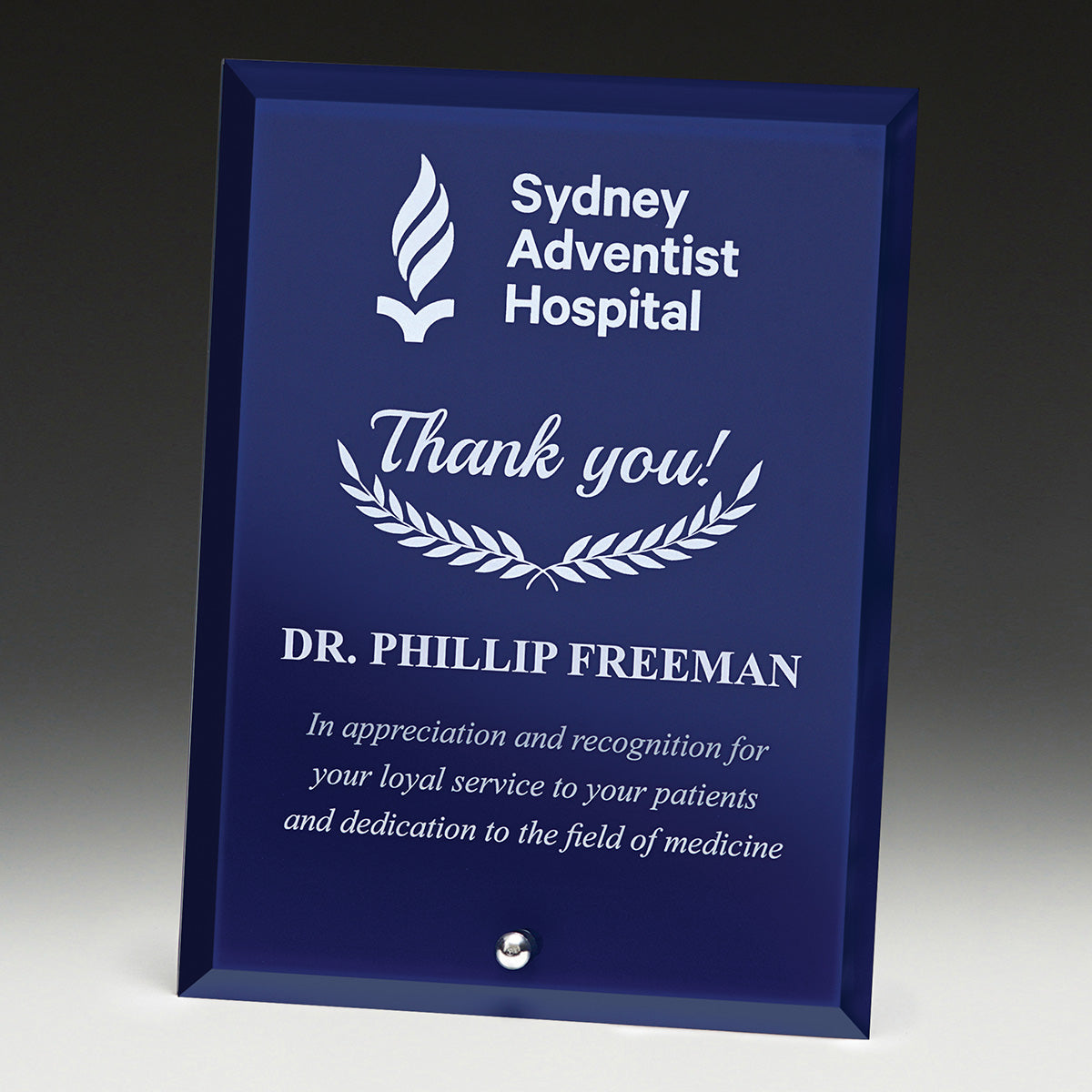 Radiant Plaque Blue - 200mm