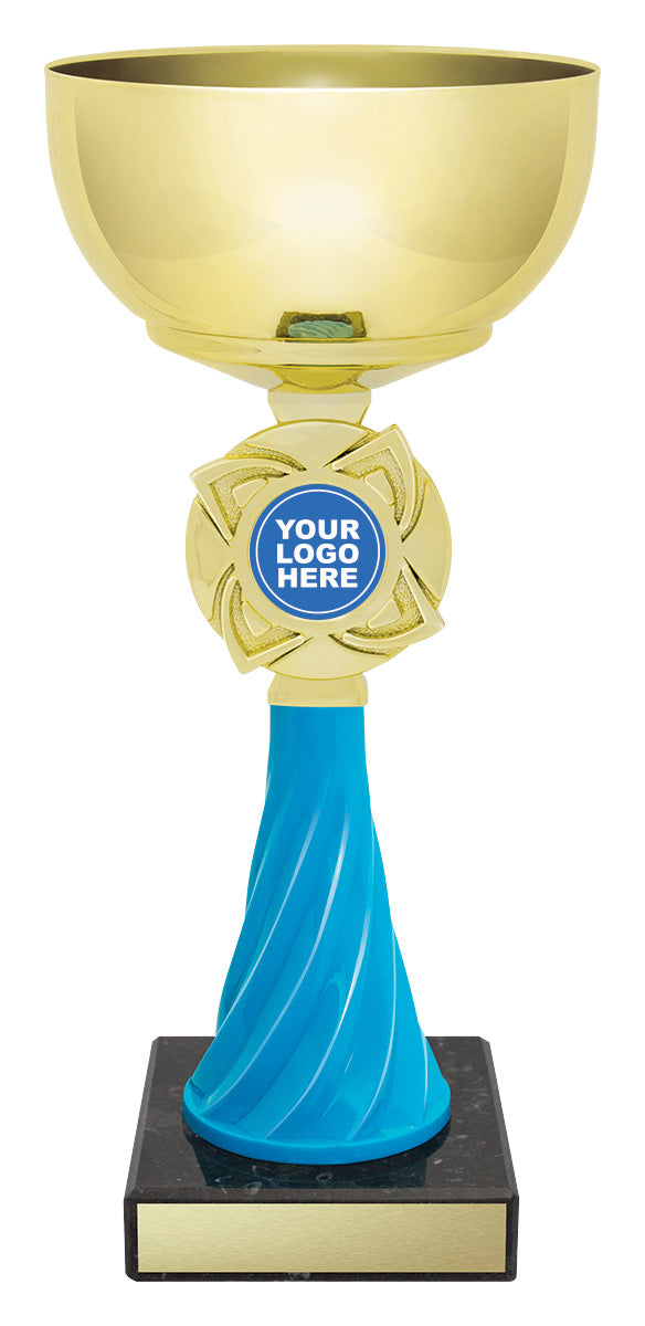 Turquoise Spiral Cup - 225mm