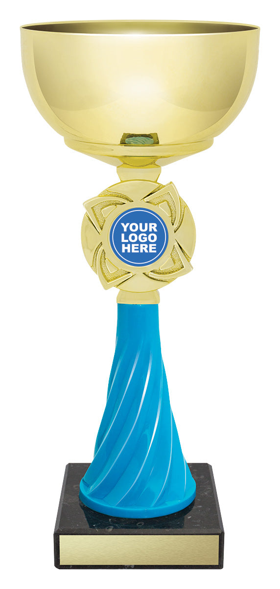 Turquoise Spiral Cup - 240mm