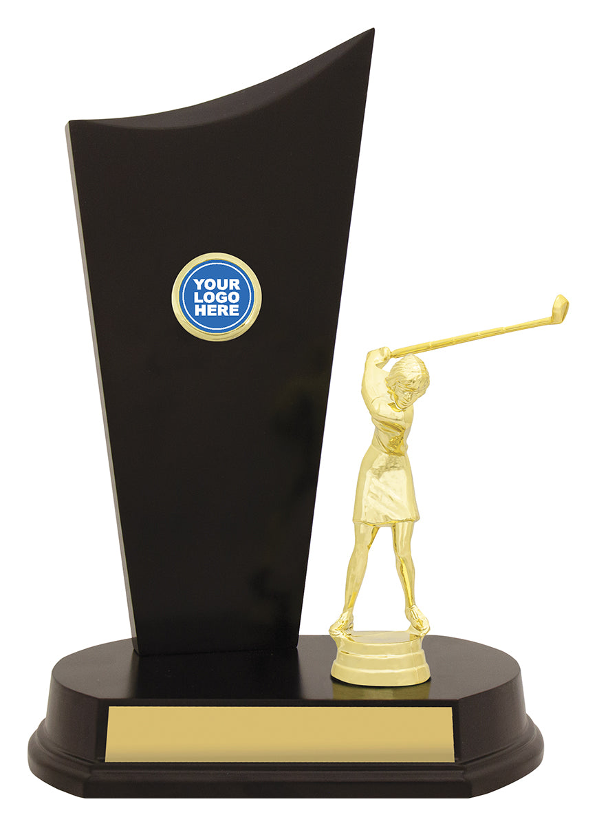 Female Golfer Timber Crest - 260mm