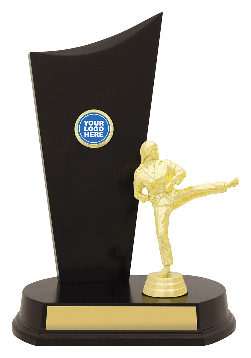 Female Karate Timber Crest - 285mm