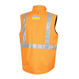 BULK BUY Hi-Vis Reversible Vest with Reflective Tape