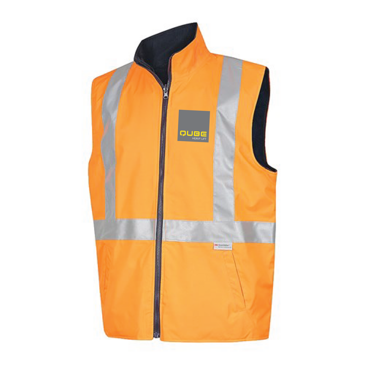 BULK BUY Hi-Vis Reversible Vest with Reflective Tape