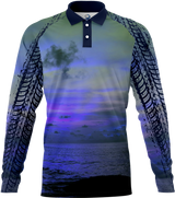 Design Your Own Fishing Shirt - Blank Blue/Green